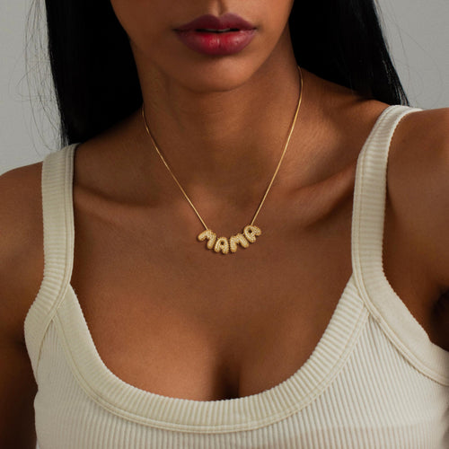 VENOCO 14k Gold Plated Dainty Necklace