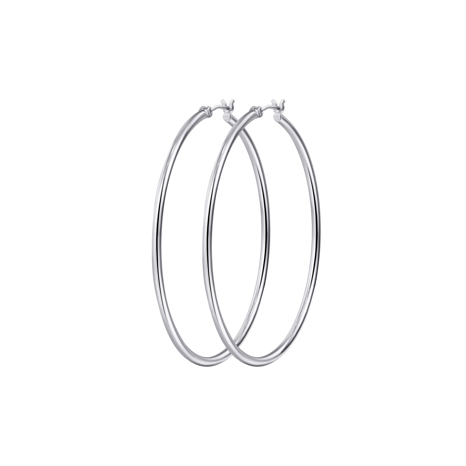 VENOCO 14k Gold/White Gold Plated Hoop Earrings For Women