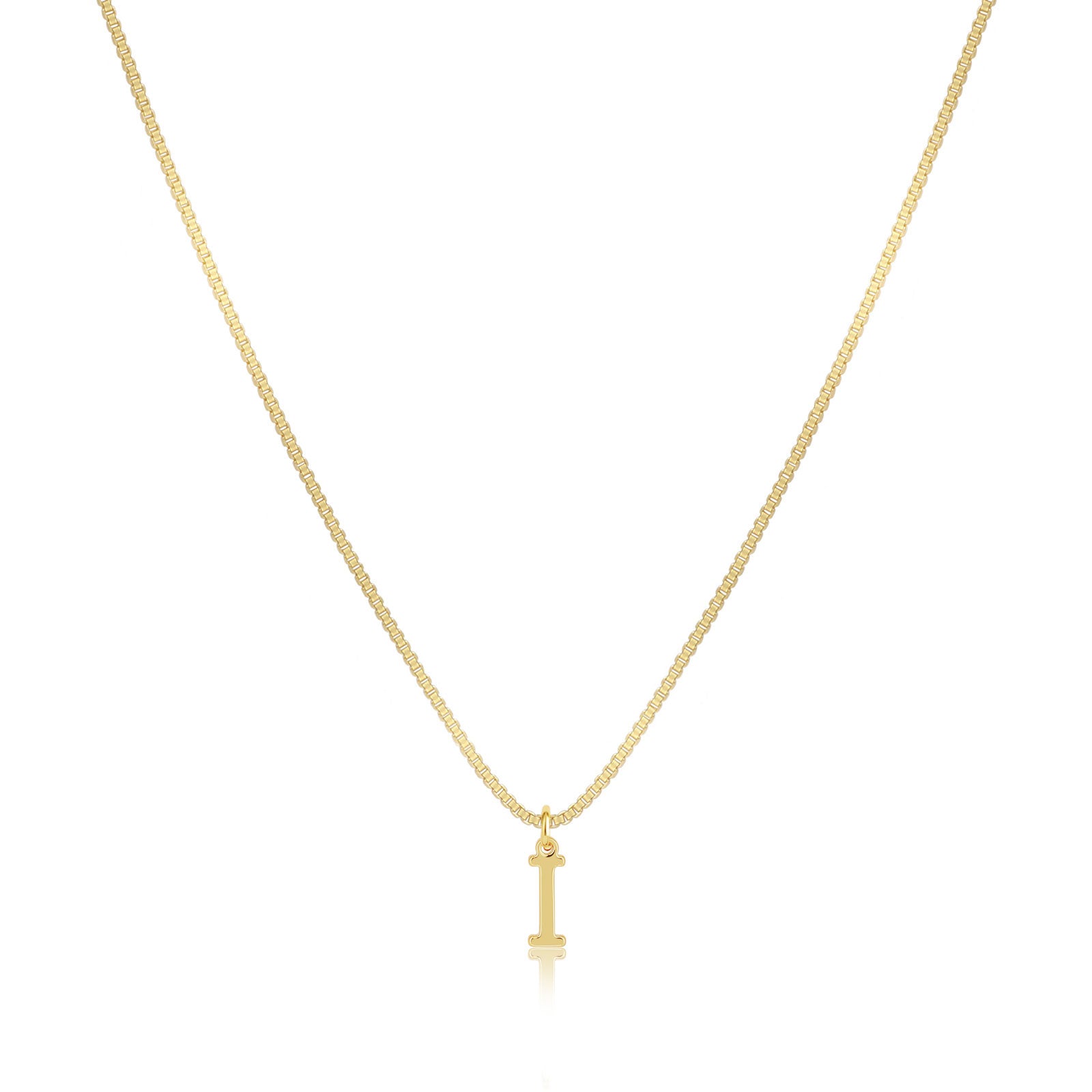 VENOCO Gold initial Dainty Necklace