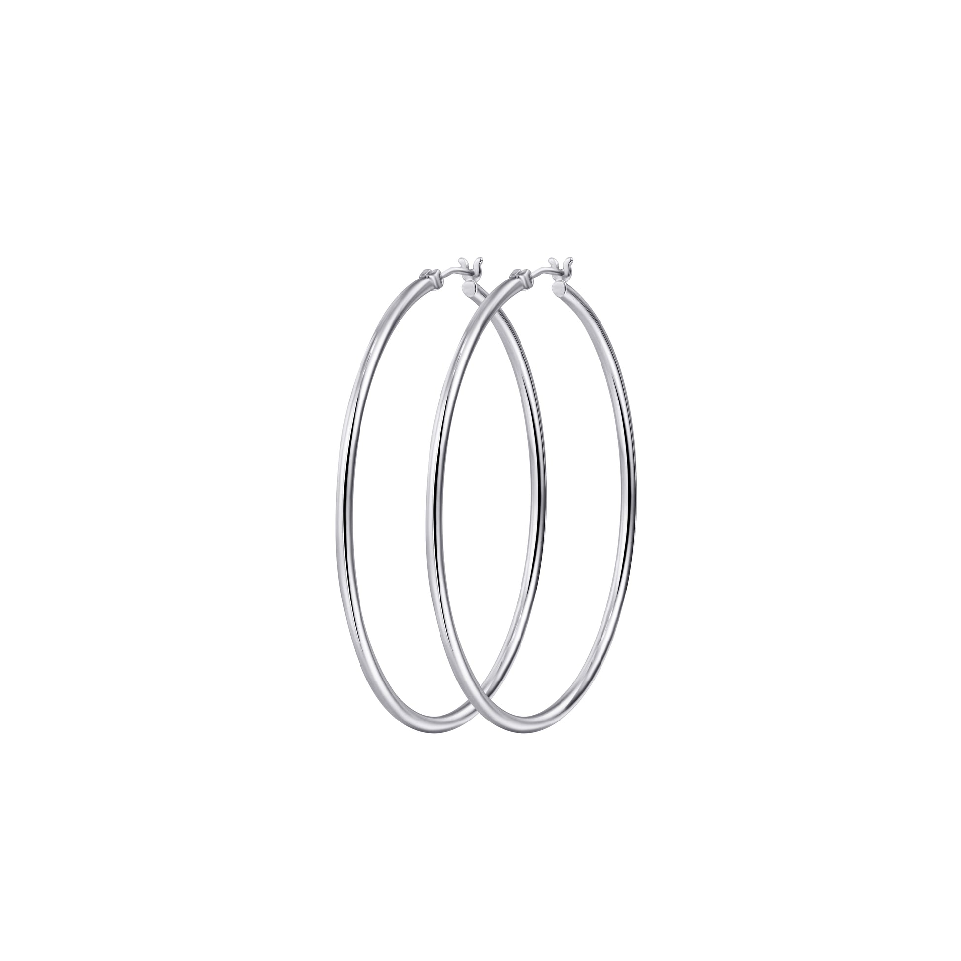 VENOCO 14k Gold/White Gold Plated Hoop Earrings For Women