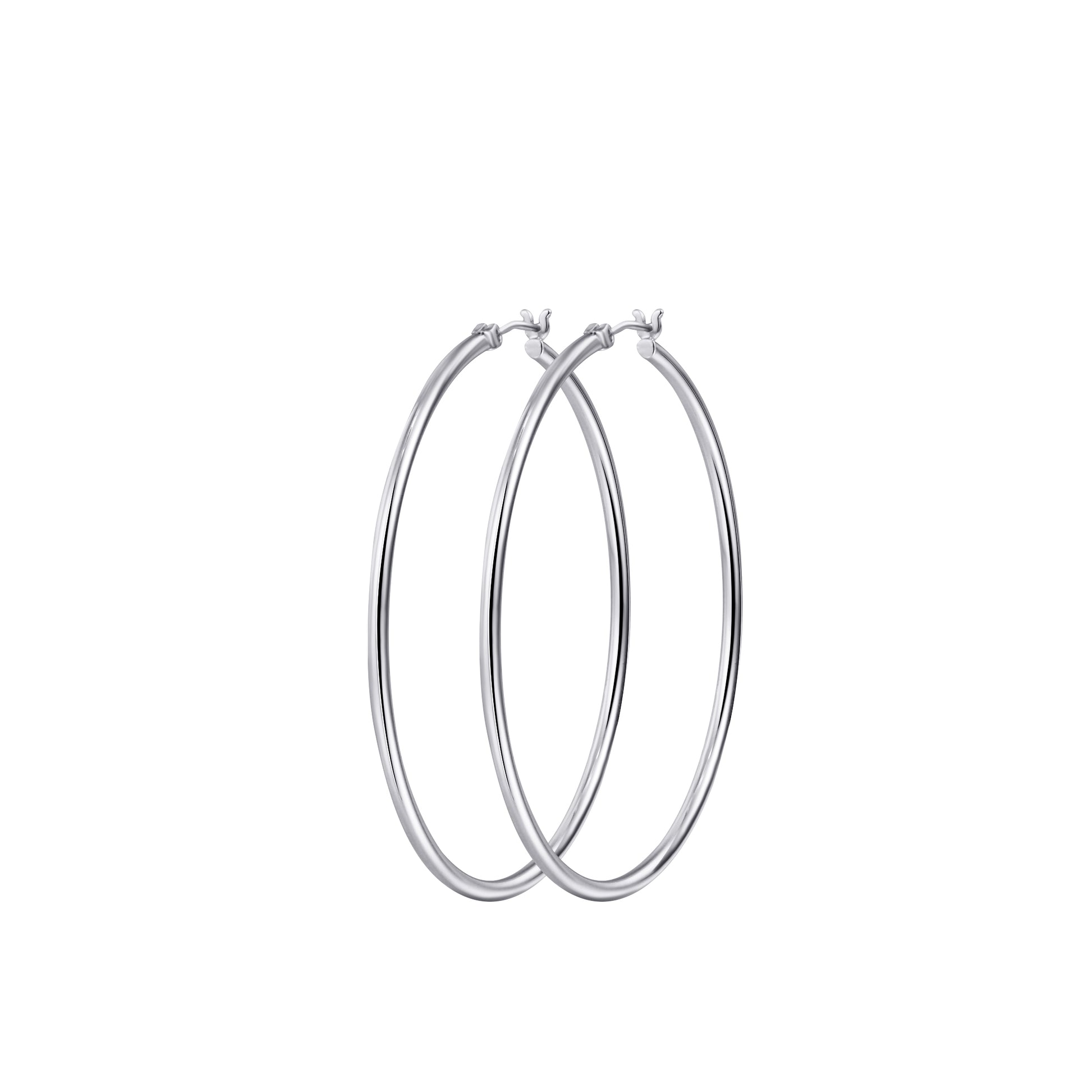 VENOCO 14k Gold/White Gold Plated Hoop Earrings For Women