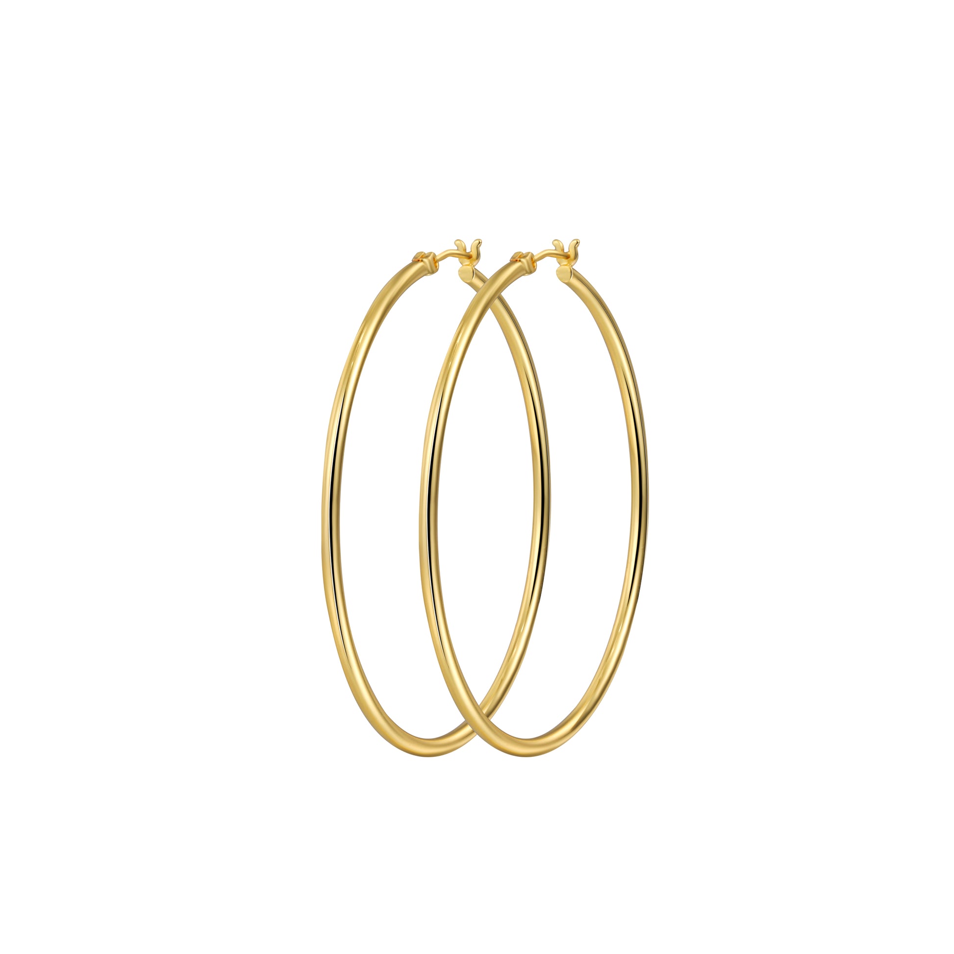 VENOCO 14k Gold/White Gold Plated Hoop Earrings For Women