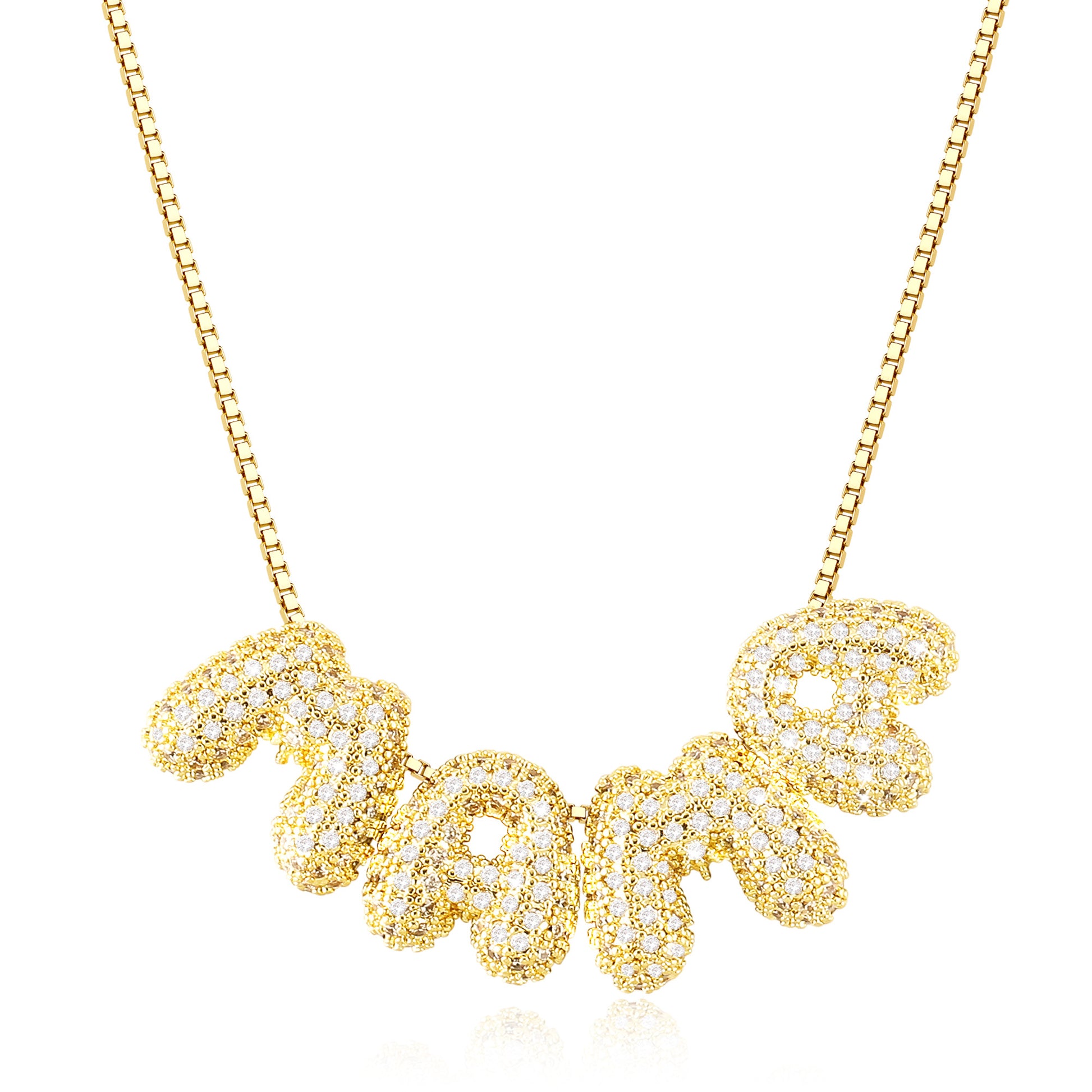 VENOCO 14k Gold Plated Dainty Necklace