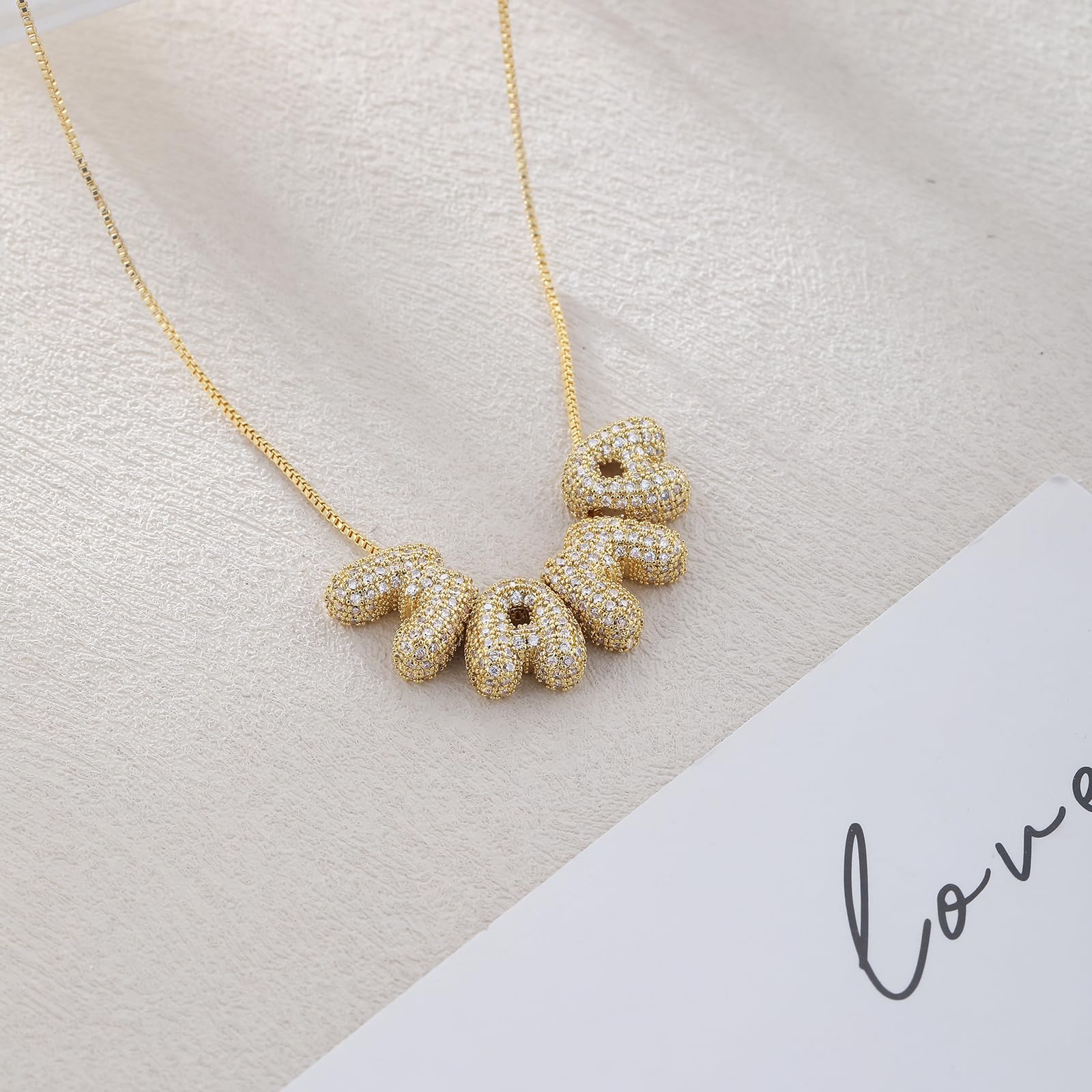 VENOCO 14k Gold Plated Dainty Necklace