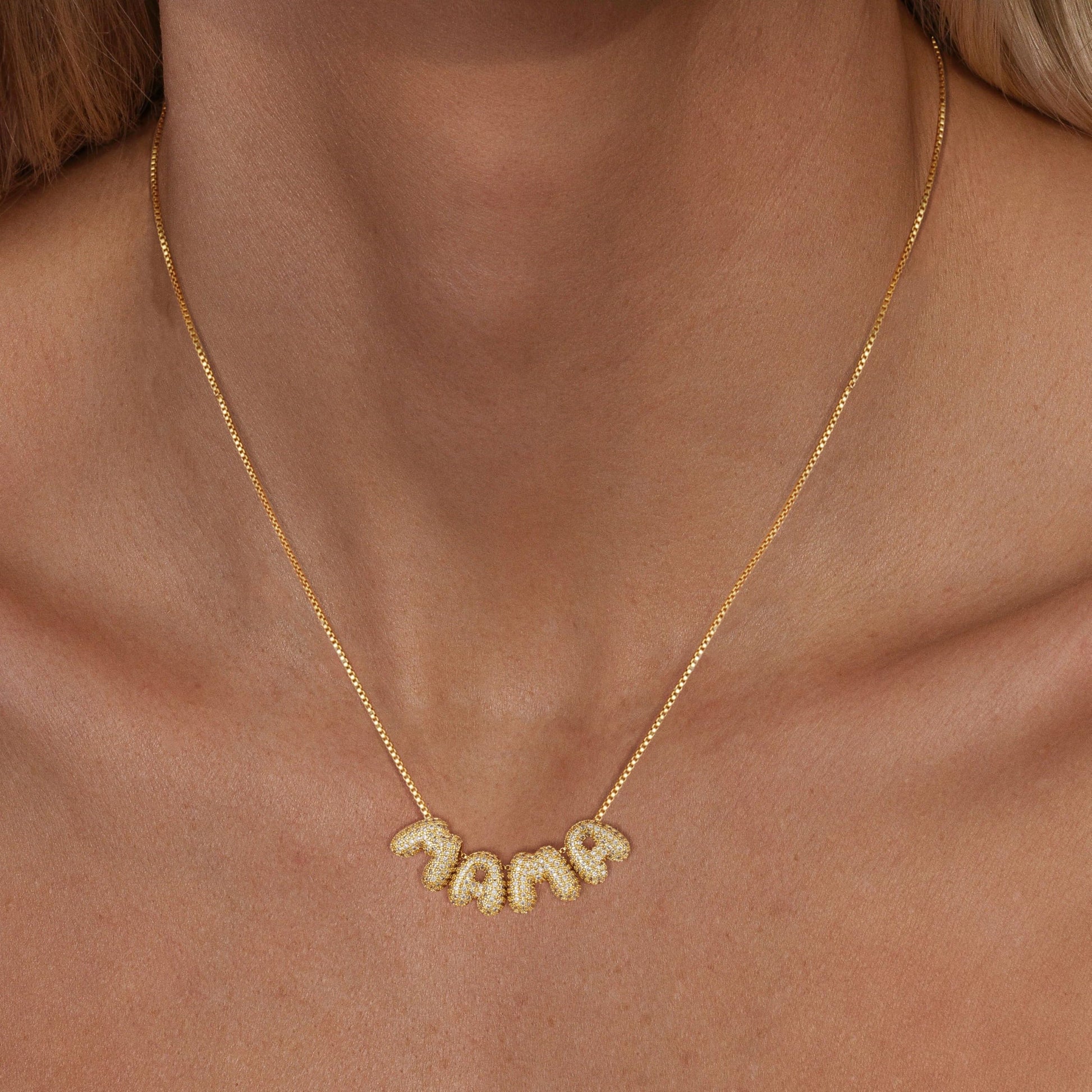 VENOCO 14k Gold Plated Dainty Necklace