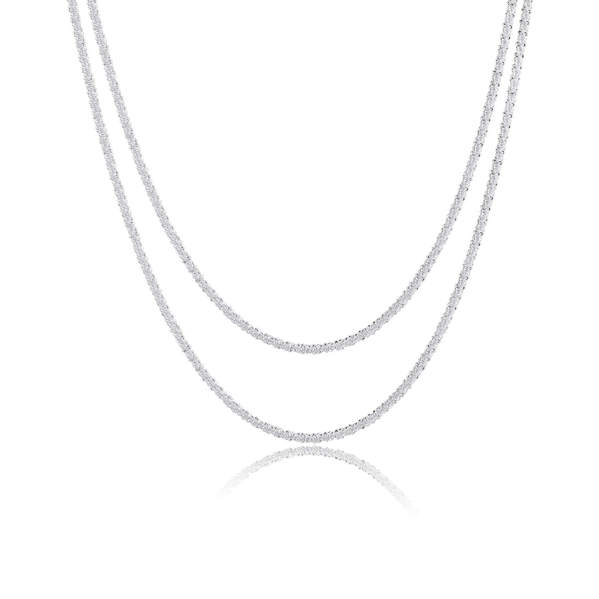 VENOCO Luxury Sparkling Layered Necklace